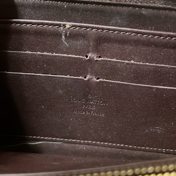 Louis Vuitton dark purple vernis long zippy wallet - Picture 4 of 11
